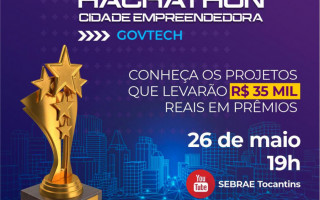 Live será transmitida hoje, a partir das 19h, no canal do Youtube do Sebrae TO.