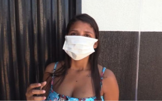 Mãe da bebê acionou equipes de reportagem para falar sobre o ocorrido. 