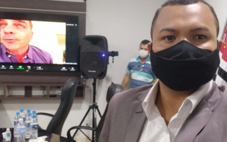 Walison Silva participou como delegado na convenção nacional do partido 