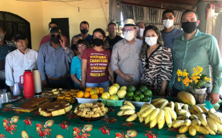 Dimas se reuniu com lideranças no sudeste do Tocantins.