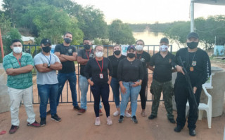 Foram efetuadas ações de fiscalização em praias do Rio Tocantins e também Rio Sono.