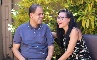 Casal está junto a quase 20 anos.