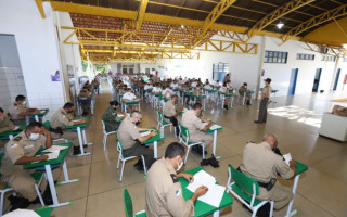 As provas ocorreram na Academia de Polícia Militar Tiradentes (APMT) em Palmas.