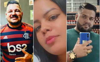 Charles Dias, Milena Neves e Carlos Henrique Martins.