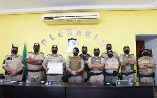 Policial Militar recebe Moção de Aplausos na Câmara de Vereadores de Xambioá.