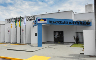 Fachada da sede das Promotorias de Justiça de Araguaína.