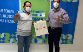 Em visita à sede do Sebrae, o gestor público sinalizou interesse no Programa Cidade Empreendedora.