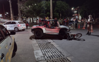 Acidente aconteceu no cruzamento da Av. Filadélfia com a Av. Goiás.