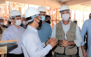 Prefeito Wagner Rodrigues e ministro do Turismo Gilson Machado visitam obras em Araguaína.