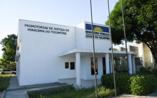Sede das Promotorias de Justiça de Miracema do Tocantins.