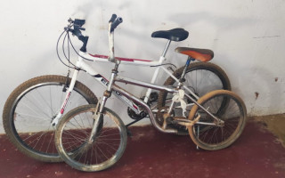 As bicicletas foram encontradas e serão devolvidas 