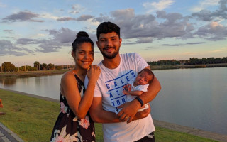 O pequeno Miguel nasceu prematuro e foram necessárias duas cirurgias para a correção definitiva do problema