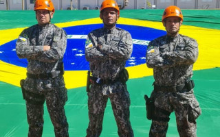 Militares tocantinenses concluintes do curso.