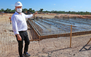 Visita técnica às obras da ETE Lontra foi realizada nesta quarta-feira (04), em Araguaína.