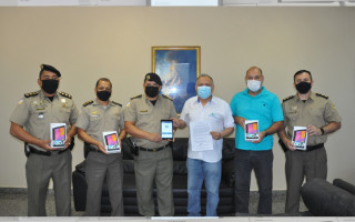 PM recebe novos tablets para o sistema PMTO Mobile.