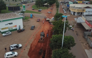 Obras estão sendo executadas em Palmas.