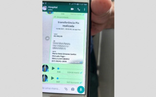 A administração do hospital registrou um boletim de ocorrência sobre o caso e emitiu uma nota informando sobre o golpe