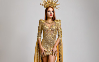 A produção do vestido de Capim Dourado contou com a participação de 21 artesãs.