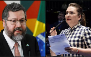 Ernesto Araújo foi condenado a indenizar a senadora Kátia Abreu após fala polêmica com relação a tecnologia 5G.
