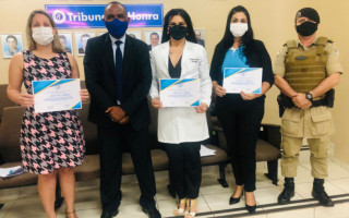 Psicólogas do 2º BPM recebem homenagem na Câmara Municipal de Araguaína em alusão ao Dia do Psicólogo.