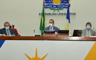 Mesa diretora.