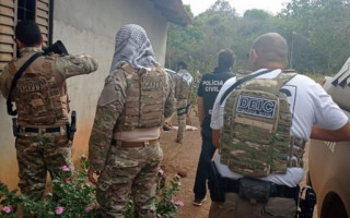 Policiais cumpriram mandados de busca e apreensão na zona rural de Araguacema.