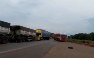 Bloqueio na BR-153 em Araguaína