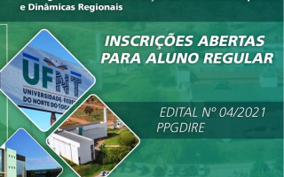 Inscrições seguem abertas até o dia 16 de outubro.