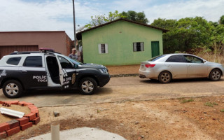 Carro foi recuperado no setor Vila Regina em Paraíso