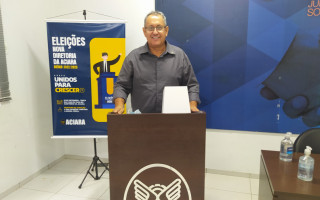  O empresário, Denilson Silva, atual vice-presidente da Aciara, comemorou o resultado da votação 