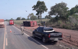 Acidente com ônibus em Couto Magalhães deixou dois mortos e feridos 