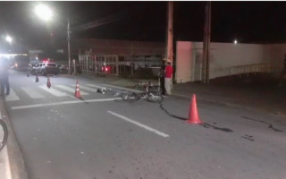 Acidente ocorreu em um trecho da Avenida Filadélfia, perto da Feirinha.