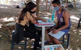 Participante da olimpíada pela primeira vez, a professora Jheme conseguiu destaque.