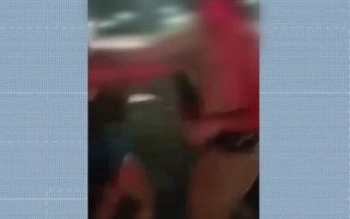 Confusão ocorreu durante uma fiscalização.