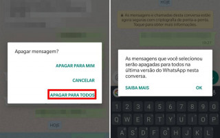 Usuários têm até sete minutos para deletar mensagens