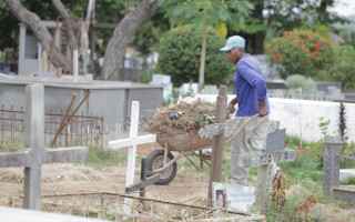 Pintura, limpeza, roçagem, poda de árvores e reformas estão sendo concluídas para a data