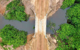 População  da zona rural recebeu três pontes de concreto