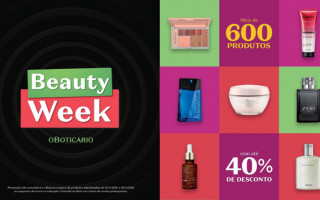 Beauty Week conta também com uma série de ações, tornando a experiência de compra ainda mais atrativa para o consumidor