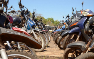 Motos levadas a leilão em Araguaína 