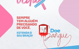 Ação faz parte da campanha permanente Cooperar Pela Vida