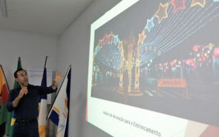 O prefeito Wagner Rodrigues apresentou o projeto Natal Araguaína Iluminada no auditório da Aciara 