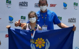 Maria de Lurdes Coelho,  aluna da Escola Estadual Modelo, de Araguaína, ultrapassou dois recordes.