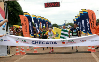  A XX edição da Meia Maratona do Tocantins foi realizada neste domingo, 5, em Palmas