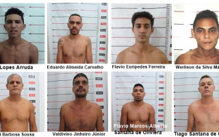 Fugitivos da Casa de Prisão Provisória de Palmas.