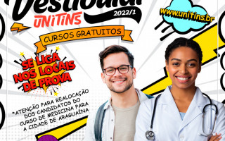 Dos 17 cursos, os de maior concorrência foram os de Medicina/Câmpus Augustinópolis, seguido do curso de Direito/Câmpus Palmas