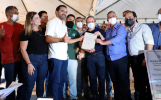 Governador salientou que o empreendimento em implantação em Almas vai fortalecer a economia e gerar empregos em toda a região sudeste.