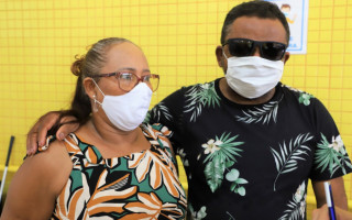 Nilson é um dos pacientes do CER de Araguaína e participou da Semana de Luta das Pessoas com Deficiência.
