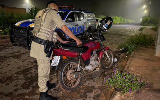 Moto recuperada tinha sido roubada em Nova Olinda. 