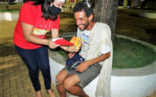 Equipe esteve em 8 pontos da cidade, na última sexta-feira, 17,  levando também música e interação.