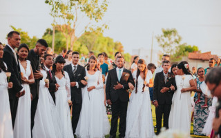Casais participaram de casamento comunitário em Araguaína em 2019 